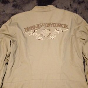 Harley-Davidson ladies olive spring jacket